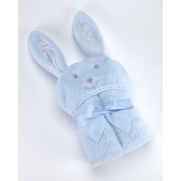 Mora POMPON RABBIT P88 pléd 75*95 05-blue - dobozos