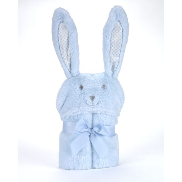 Mora POMPON RABBIT P88 pléd 75*95 05-blue - dobozos