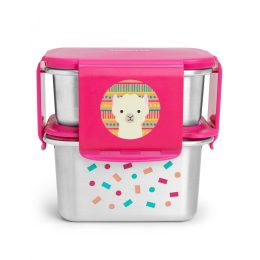 Skip Hop Zoo Rozsdamentes acél ebédkészlet - Láma
