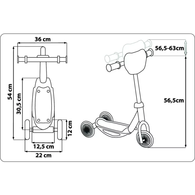 Seven Polska 3 kerekű bébi roller - Mancs Őrjárat lány