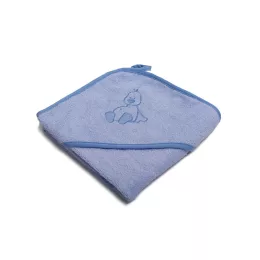 Vaganza Fürdőlepedő hímzett 80×80 - Kék/Kék/Kacsa