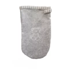 Vaganza Fürdetőkesztyű hímzett – Szürke