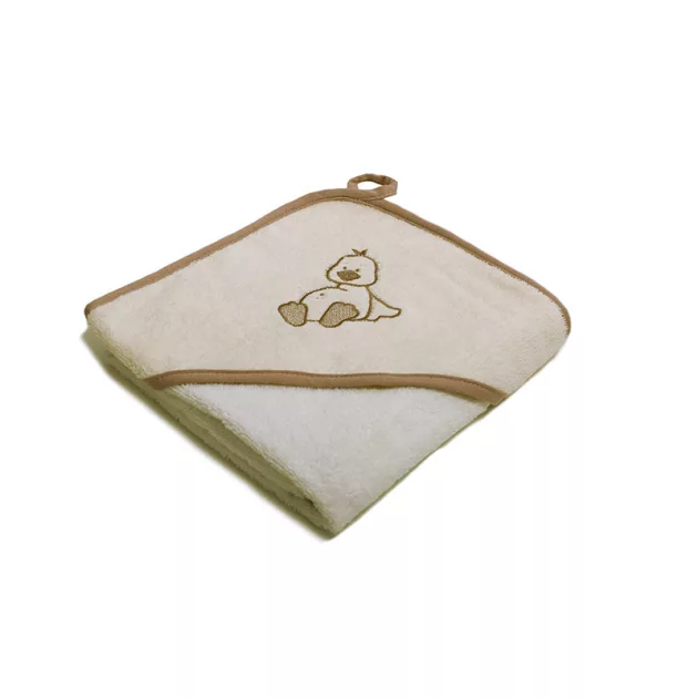 Vaganza Fürdőlepedő hímzett 110×110 - Drapp/Kacsa