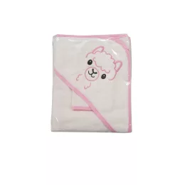 Vaganza Fürdőlepedő hímzett 80×80 – Láma