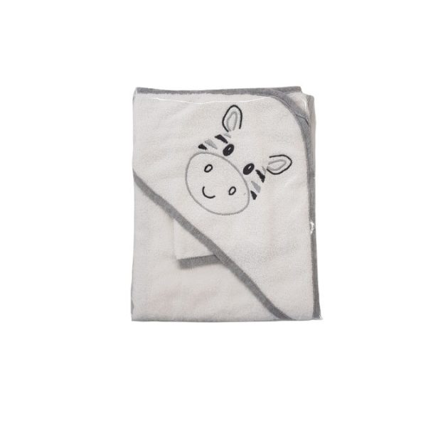 Vaganza Fürdőlepedő hímzett 80×80 – Zebra