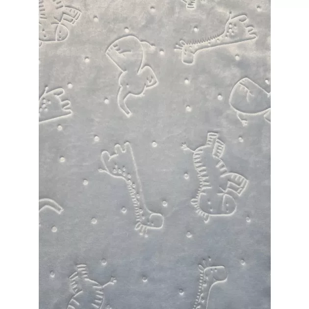 Vaganza Wellsoft Babatakaró Nyomott mintás 100×140 - Kék