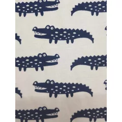 Vaganza Strech lepedő mintás 40x90cm - Krokodil