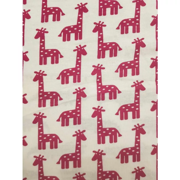 Vaganza Strech lepedő mintás 40x90cm - Zsiráf