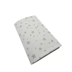   Vaganza Pamut strech lepedő 60x120-70x140cm - Oliva Csillagok