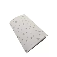  Vaganza Pamut strech lepedő 60x120-70x140cm - Szürke Csillagok