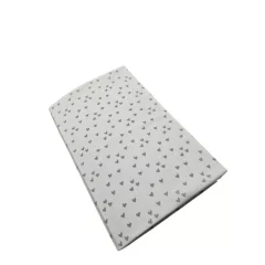   Vaganza Pamut strech lepedő 60x120-70x140cm - Szürke Szivecskék