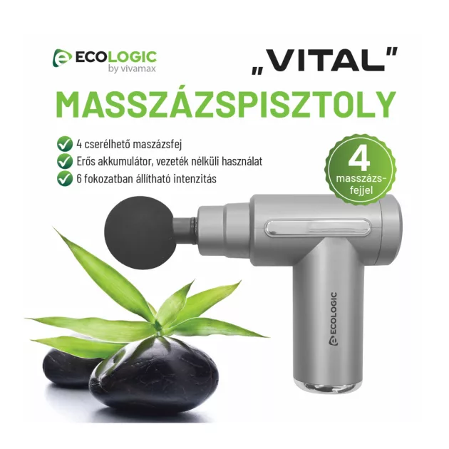 EcoLogic by Vivamax "Vital" masszázspisztoly
