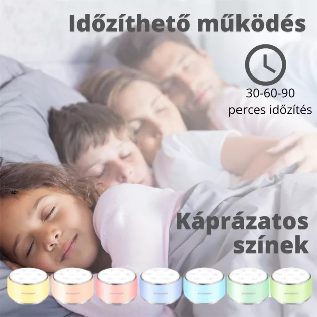 Vivamax Nature&Relax "Compact" hang- és dallamterápiás (fehér zaj) készülék