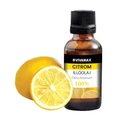 Vivamax Citrom 100%-os tisztaságú illóolaj (10 ml)