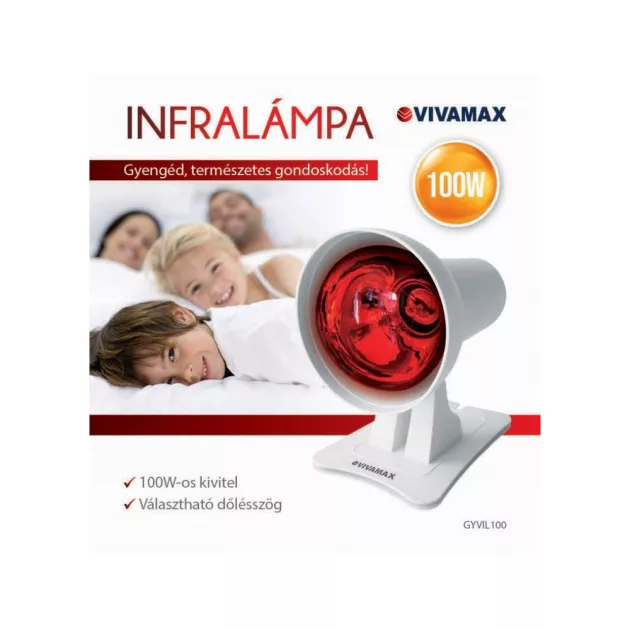 Vivamax Infralámpa 100 W-os izzóval