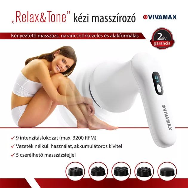 Vivamax „Relax & Tone” kézi masszírozó