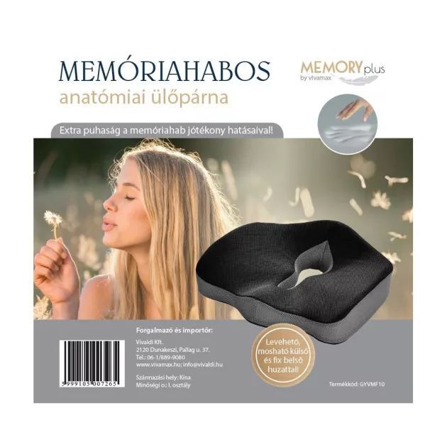 Vivamax Memóriahabos anatómiai ülőpárna