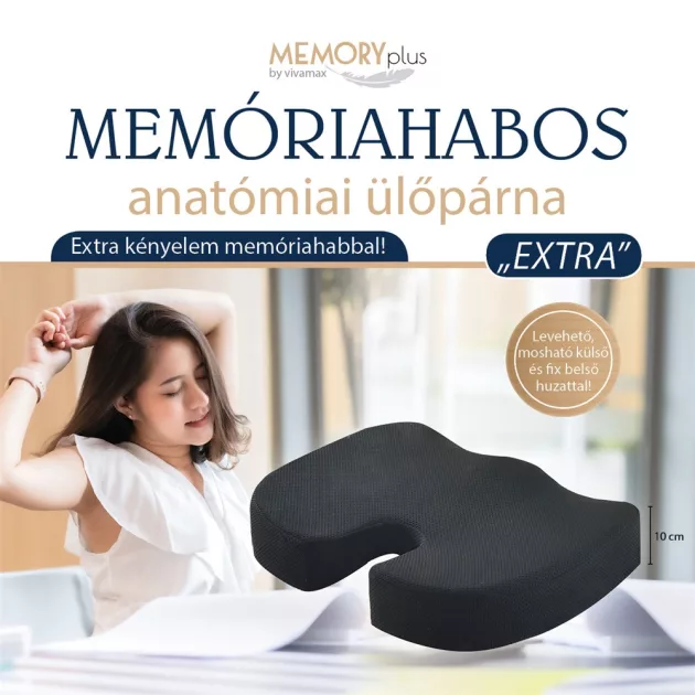 Vivamax Memóriahabos anatómiai ülőpárna "Extra"