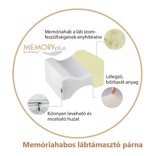 Vivamax Memóriahabos lábtámasztó párna
