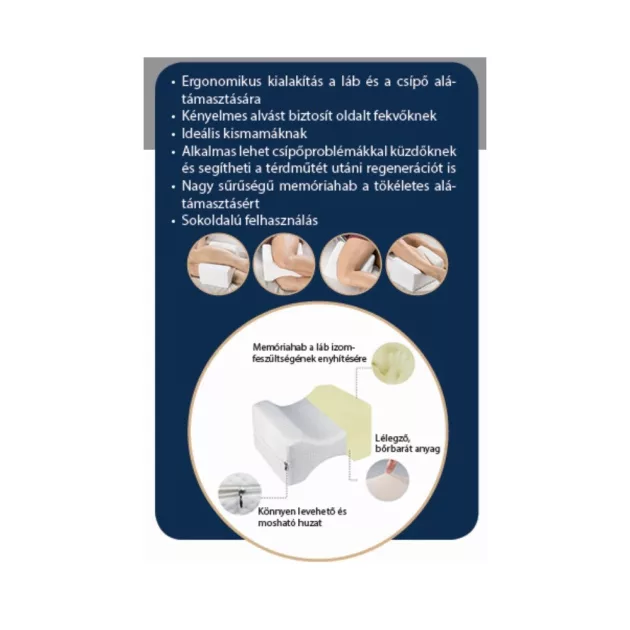 Vivamax Memóriahabos lábtámasztó párna