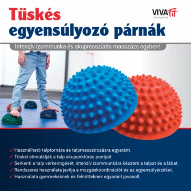 VivaFit Tüskés egyensúlyozó párna