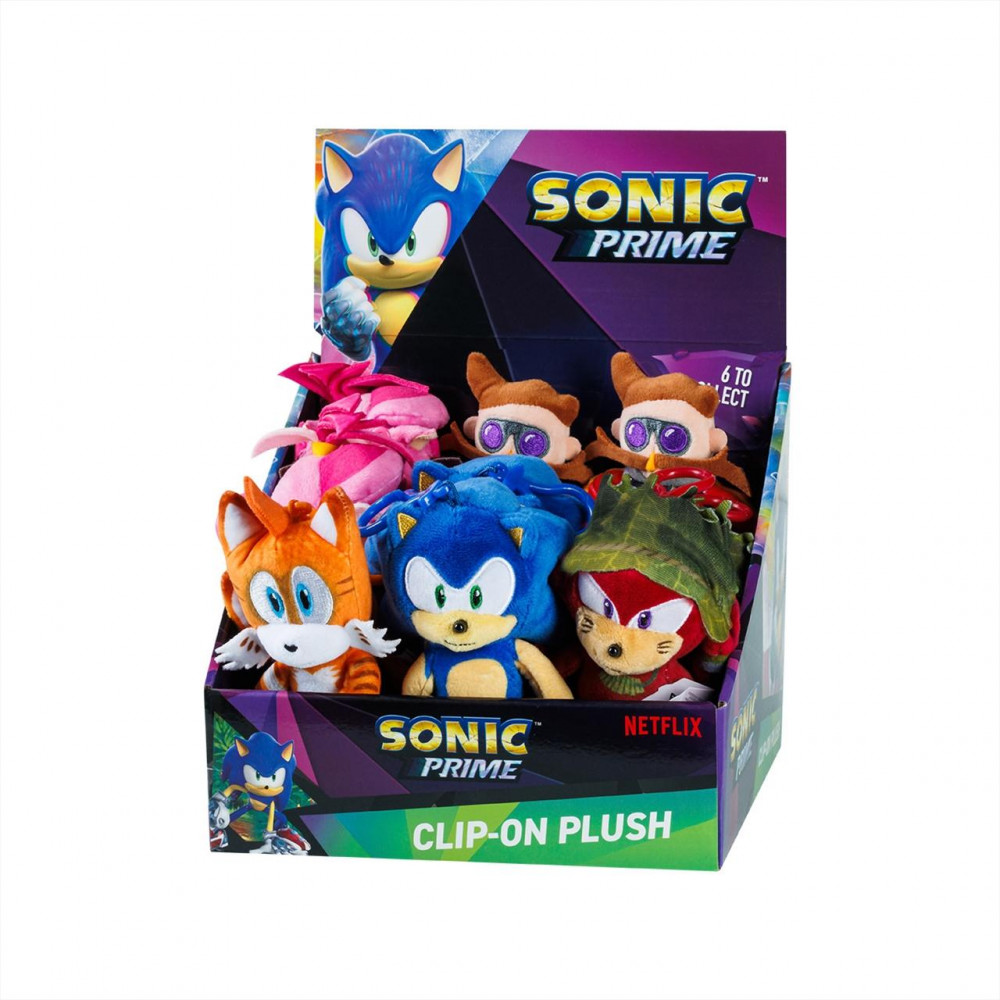 Sonic akasztós plüss figura 15cm (SON7004)