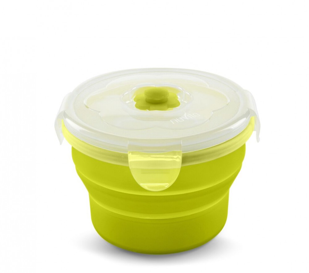 Nuvita Összecsukható szilikon tányér 230ml - Zöld - 4468