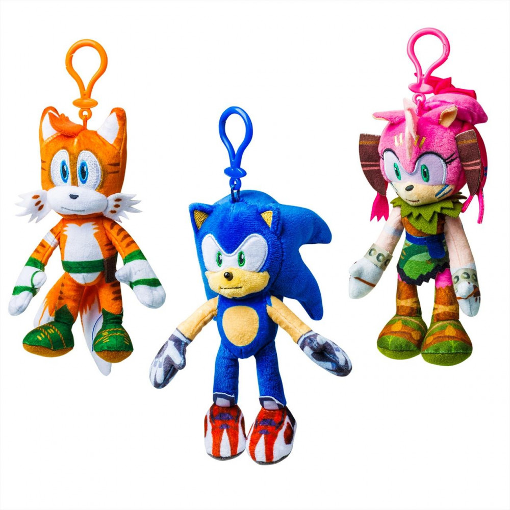 Sonic akasztós plüss figura 15cm (SON7004)